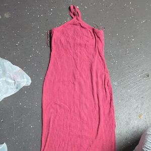 Old Navy One Shoulder Pink Dress